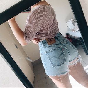 Vintage Levi’s High Waisted Shorts